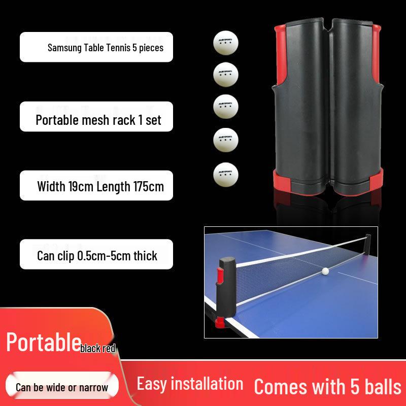 Portable Table Tennis Net and Stand