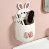 Self Adhesive Wall-Mounted Storage Box Multi-functional Toothpaste Organizer  Bathroom
