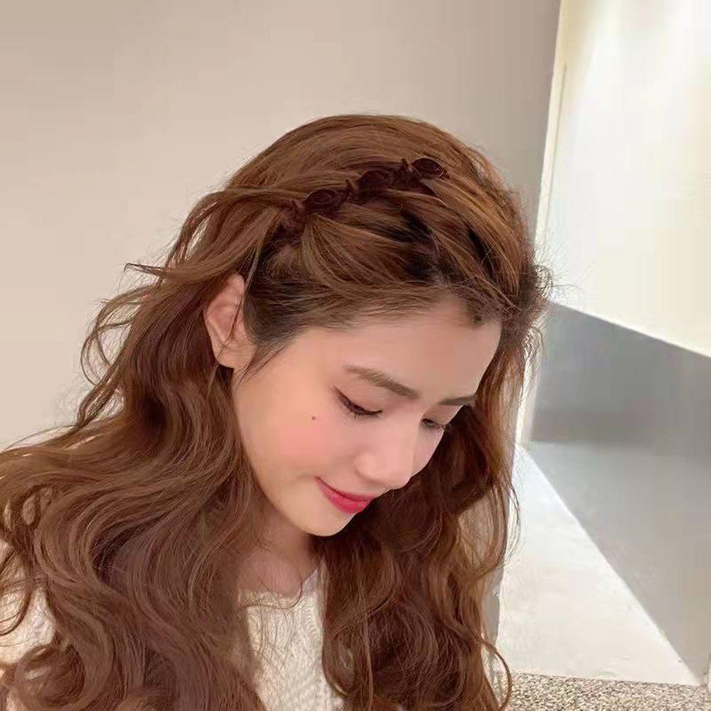 

Fashion Design Braided Side Clip Women Hair Accessories Teethed Duckbill Clip Korean Style Hairpin красный