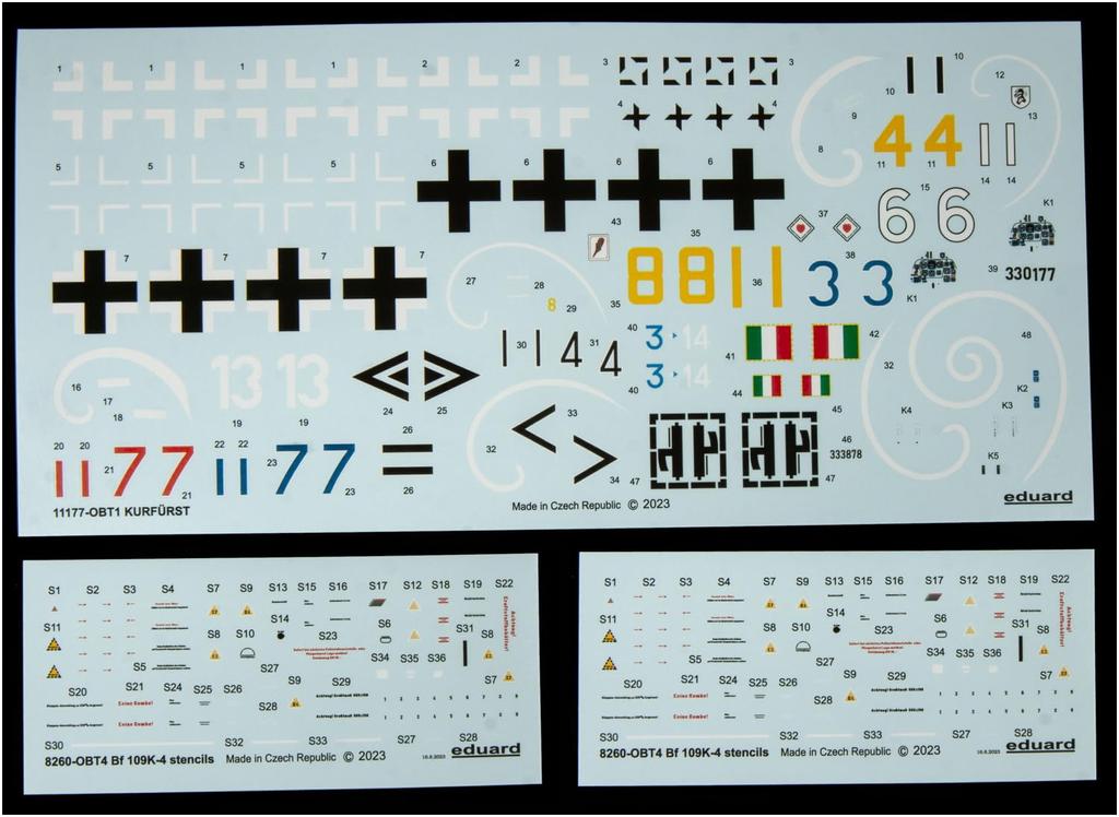 Eduard Limited Edition Series Germany Plastic Model EDU11177 1/48 Kurfürst Bf109K-4