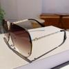 KAMMPT Pilot Sunglasses for Men Women Vintage Oversized Shades with Metal Legs Trendy Designer Outdoor Eyewear