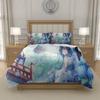 T-Tanjiro K-Kamado D-Demon S-Slayer Anime 3 Piece Bedding Set Duvet Cover Polyester EU 135x200 155x220 200x200, US UK AU Sizes