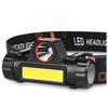 Rechargeable LED Headlamp Super Bright Waterproof Long Range Headlight for Night Fishing and Mining