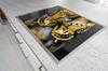 GLAS-SCHNEIDEBRETT 45x52 SCHMETTERLING