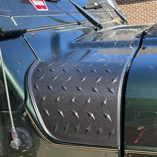 Kryt Pancéřování Kapoty Boční Pancéřování Rohový Chránič Karoserie pro 97-06 Jeep Wrangler TJ