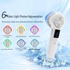 Handheld Ice & Heat Compress Facial Rejuvenation Device with 6 Color Light Therapy
