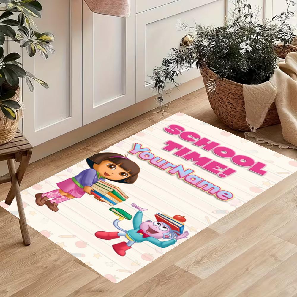 Dora Explorer Customize Your Name Kitchen Rug Runner Rug Laundry Mat Hallway Entryway The Best Gift Choice