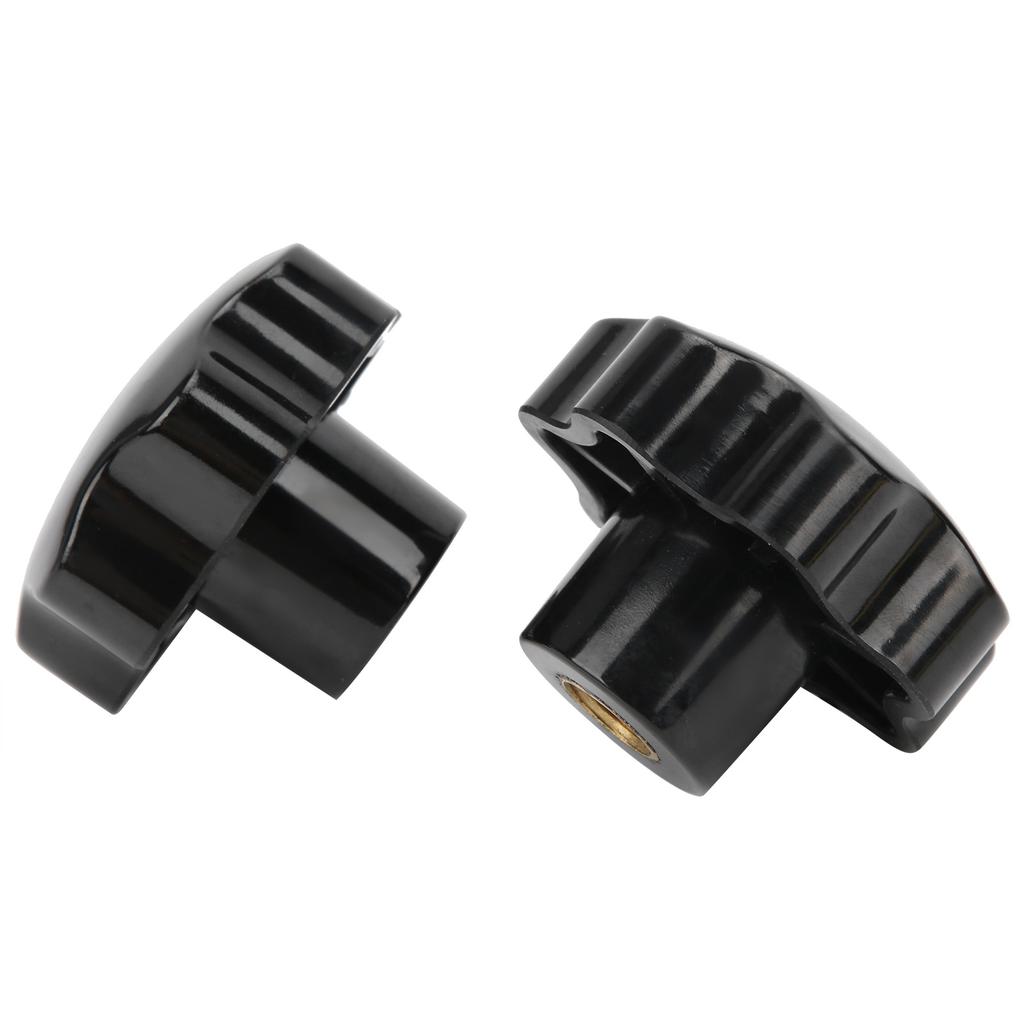 2 Stück Innengewinde Klemmknopf Industriemaschine 7-Sternförmige Kopfmuttern M16 x 80