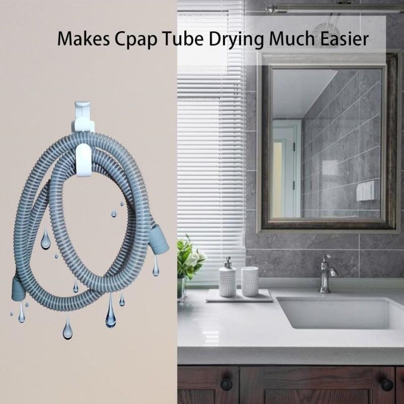 Abs Cpap Tube Holder With Double Hooks For Bedroom Sleep Apnea Equipment Storage