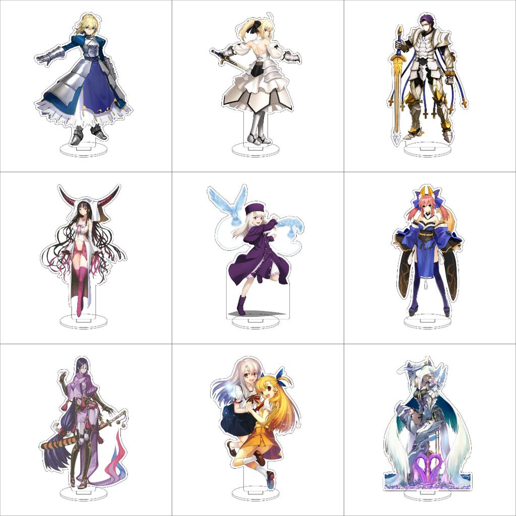 16CM Anime Fate Stay Night Cosplay Acrylic Stand Ornaments Shinji Matou/Archer/Matou Sakura Figure Stand Halloween Gifts