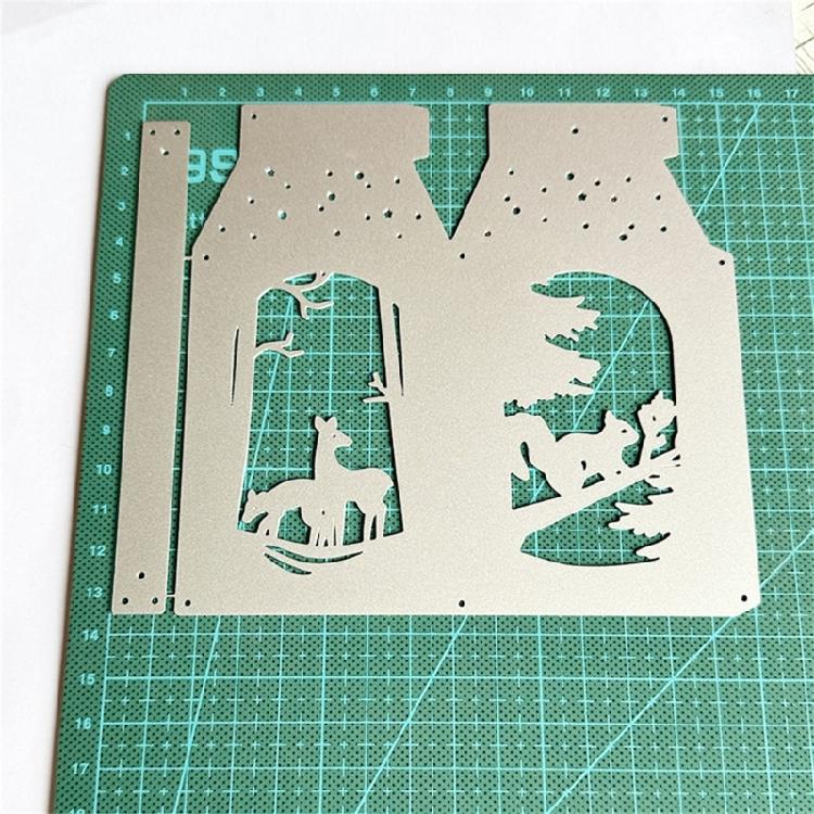 Christmas Cutting Dies Lanterns Die Cuts Templates for Card Making Scrapbooking