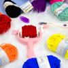 Pompom Makers Pom Pom Maker Tassel Maker Winder Tool for Fluff Ball Bobble Needle Weave DIY Wool Yarn Crochet Knitting Craft