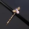 1/2/4/6 Pcs  Pins Cute Little Bee Decorative Hair Clips Curved MetalGrips for All Short and Long