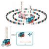 Domino Train Set With 120pcs Blocks And Sound Design Kids Building Gift Toy