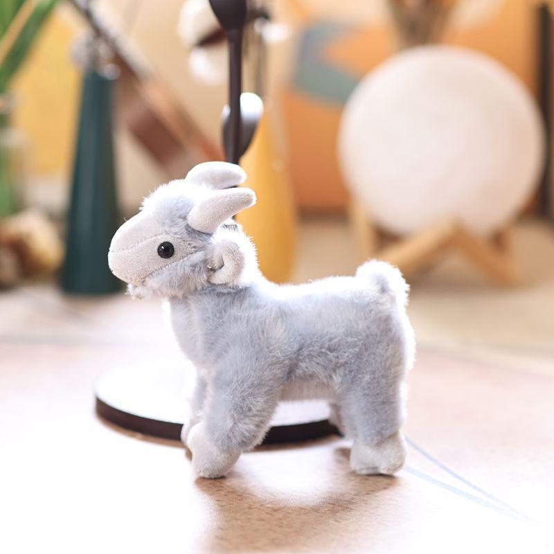 Plush Sheep Keychain With Soft Pp Cotton For Bag Decoration And Gift Idea