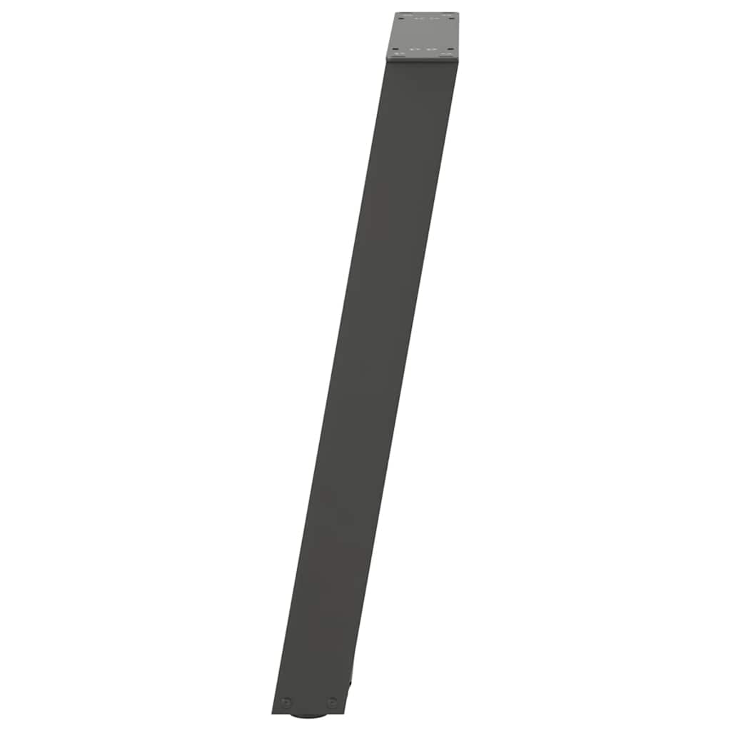 Vidaxl Nogi Do Stołu Konsolowego, 2 Szt., Antracyt, 28X(72-73)Cm, Stal