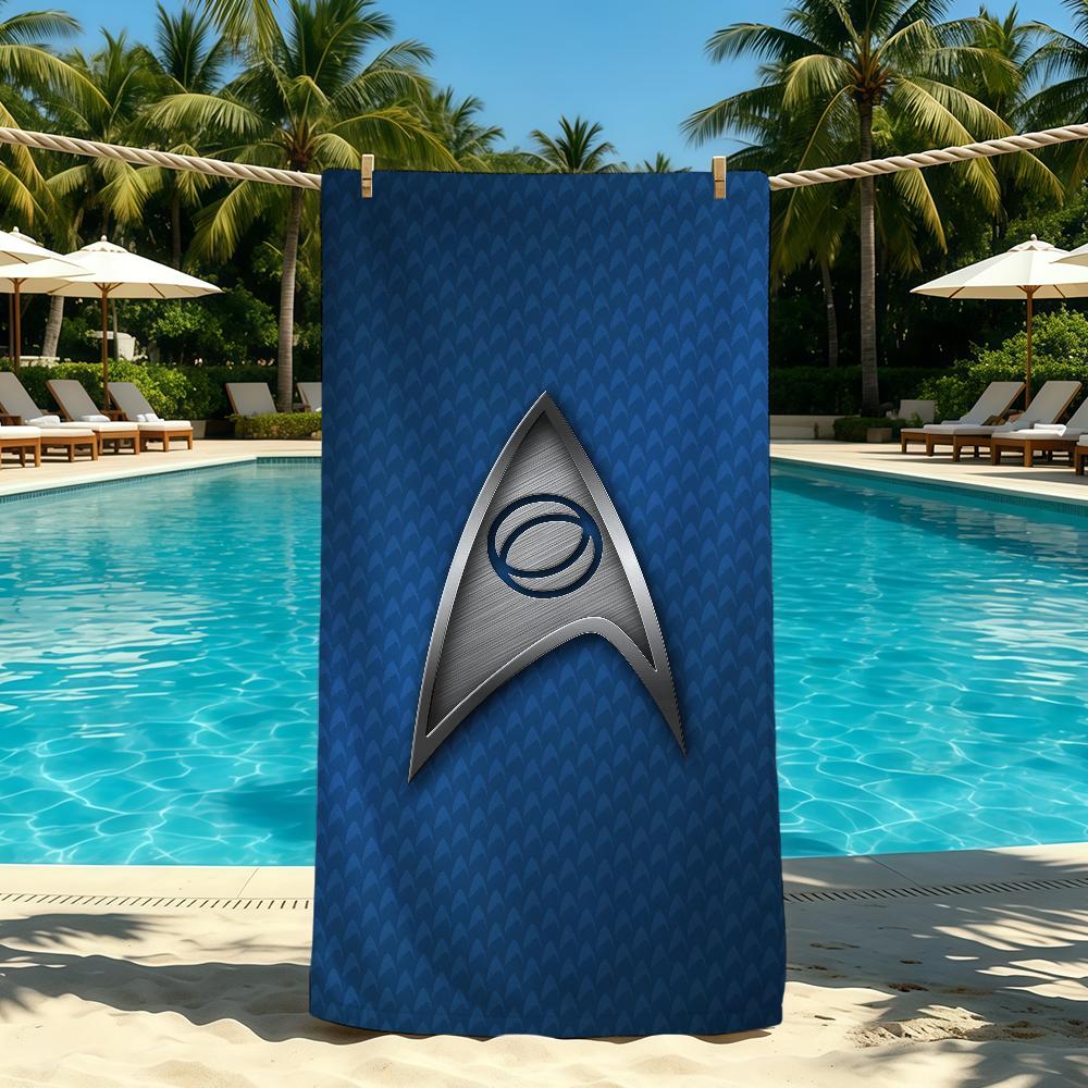 S-Star T-Trek Hot TV Towel For Outdoor Camping Beach Towel Super Absorbent Quick-Drying Summer Towel