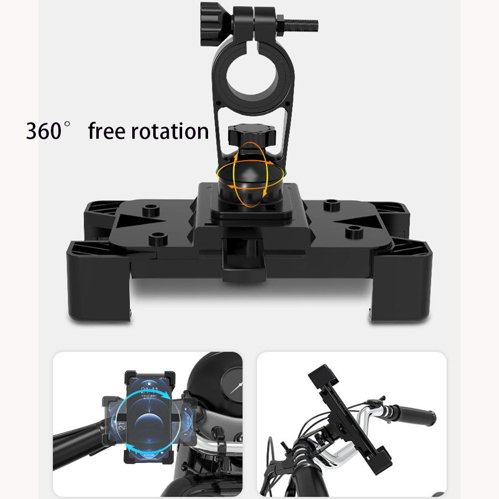 Buy Firm Rotation Automatic Adjustable MTB Road Bike Phone Holder Mount Stand Motorcycle