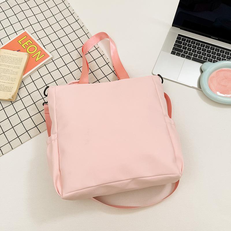 Large Capacity Clutter Bag Transparent Nylon Shoulder Bag Women's Tote Bag