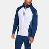 Under Armour SC30 Warm Up Casual Sports Color Block Hoodie Jacket Men jackets White 1351317-100