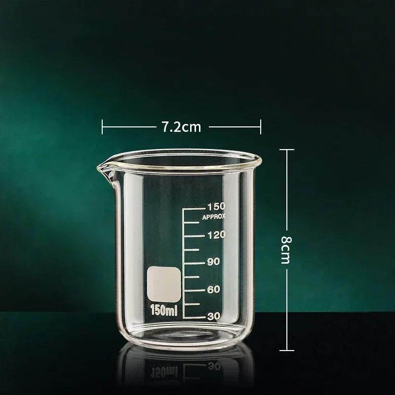 50-1000ml High Borosilicate Glass Measuring Cup Kitchen Tool Baking Measuring Cups Clear Scale Cup Laboratory Transparent