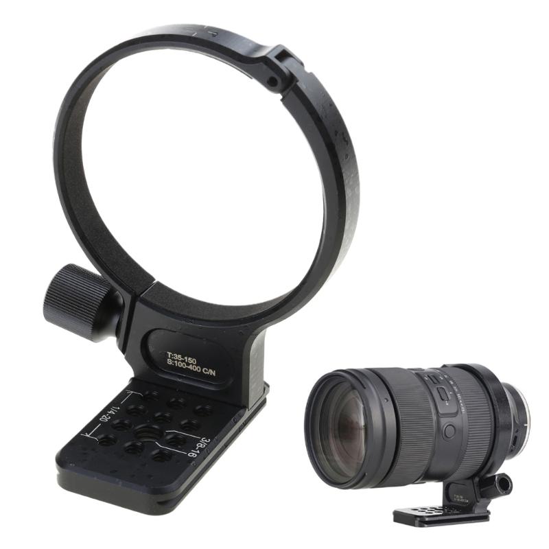 Lens Tripod Mount Ring Quick Release Tripod Collar with 1/4" Screw for 35-150mm 100-400mm Camera Lens