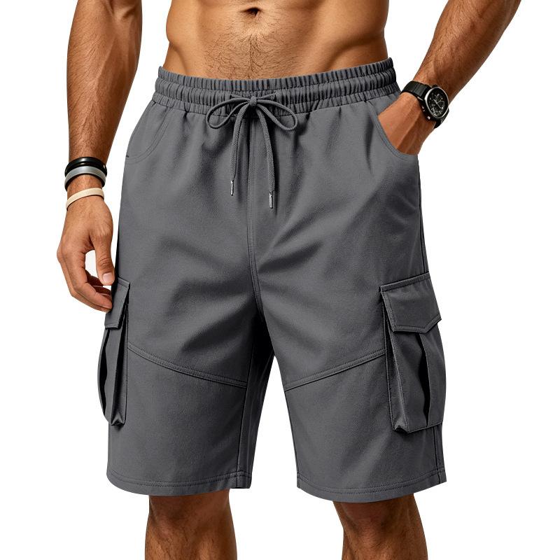 Cargo Shorts for Men Relaxed Fit Running Shorts With Multi-Pockets Elastic Waist Hiking Shorts Men's Summer Outdoor Golf Fishing Travel Work Shorts