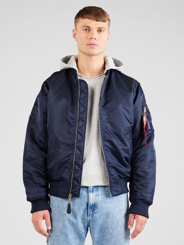 Winter Jacket Alpha Industries MA-1 ZH Back EMB (138105) Ultra Navy
