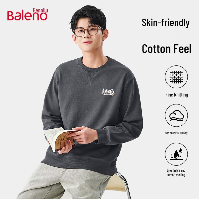 

Baleno Men s Heavyweight Crew Neck Sweatshirt