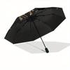 Disney Tinker Bell, Sparkle Automatic Open/Close Umbrella - Cute Umbrella with Cute Design, Portable 3-Fold Compact Umbrella for Men & Women