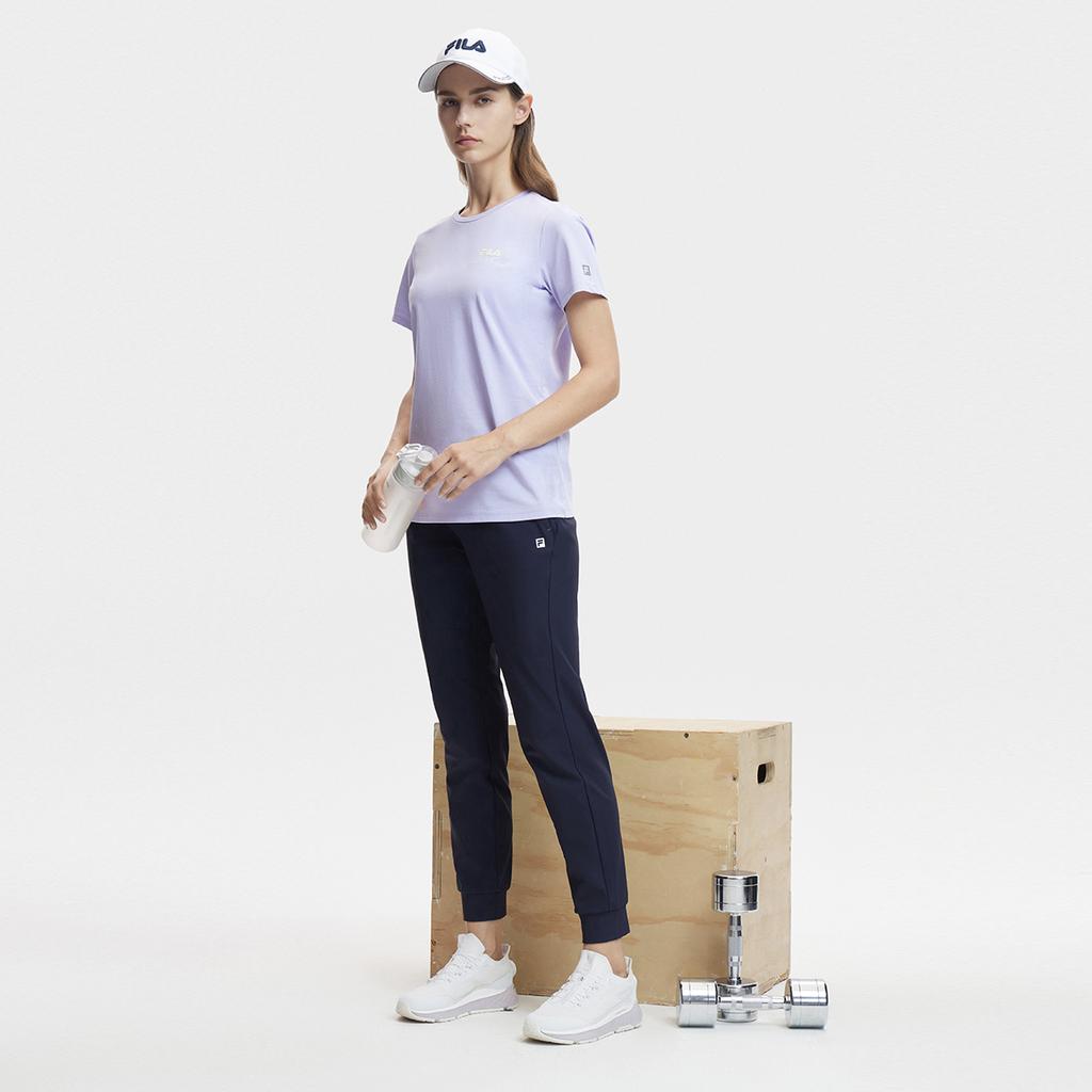 New FILA Knitted Sweatpants Women's RD Royal Blue A11W421614FNV