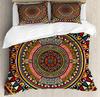 Mandala Purple Galaxy Duvet Cover Boho Chic Petal Flower Bohemian Meditation Gypsy Hippie Floral Exotic Retro Decor Women Gifts