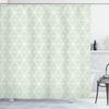 Teal Shower Curtain,Retro Arrow Pattern In Horizontal Line Heading To Opposite Directions Art Print, Cloth Fabric Bathroom Decor