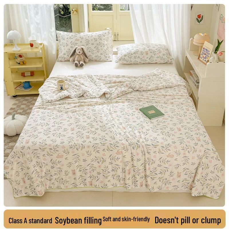 

Class A Knitted Cotton Cool-Touch Summer Quilt