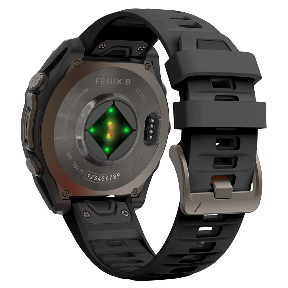 KALEBOL QuickFit 22mm Watch Strap for Garmin Fenix 7 Pro/7/6 Pro Dual Color Silicone Wrist Band