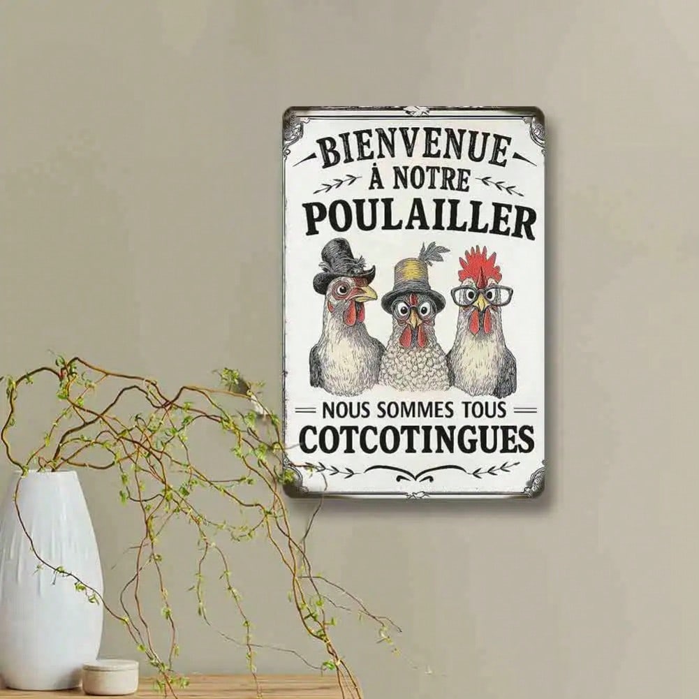 Vintage Farmhouse Wall Art Sign, Rustic Home Decor For Living Room Kitchen Bar Bathroom