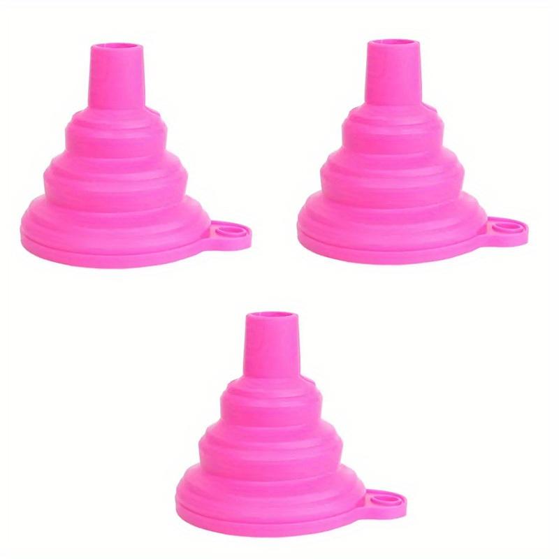 3pcs Foldable Telescopic Funnel - Perfect for Home Kitchen & Outdoor Camping!
