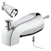 Zinc Zinc Zinc Alloy Bathtub Faucet Spout Durable Pull Type Faucet Bathtub Faucet  Easy Installation