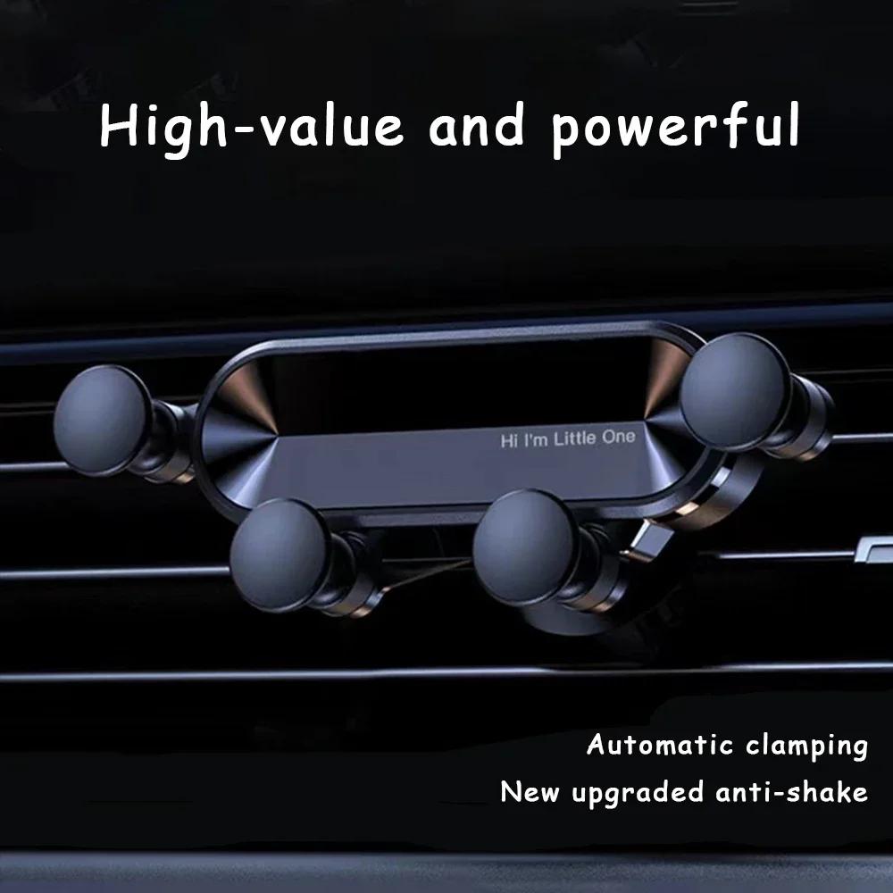 1pc Gravity Car Phone Holder In Car Air Vent Mount Mobile Phone Stand Supports For iPhone Xiaomi Samsung Huawei Cell Car Holder