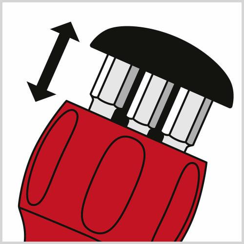 PB Swiss Tools 8453R-30V01 StarBee Interchangeable Ratchet Driver with Hex Set