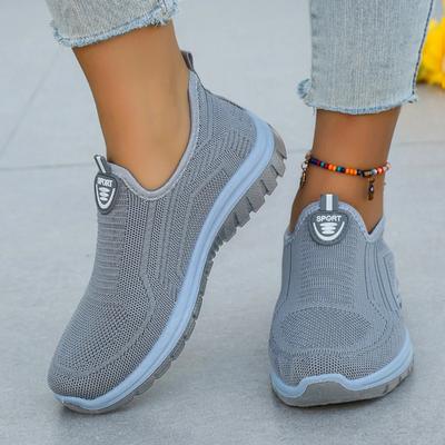 Damen Sommer Neue Atmungsaktive Slip-On Schuhe Weicher Boden Leicht Bequem PVC Material Freizeitschuhe Einfach zu Tragen