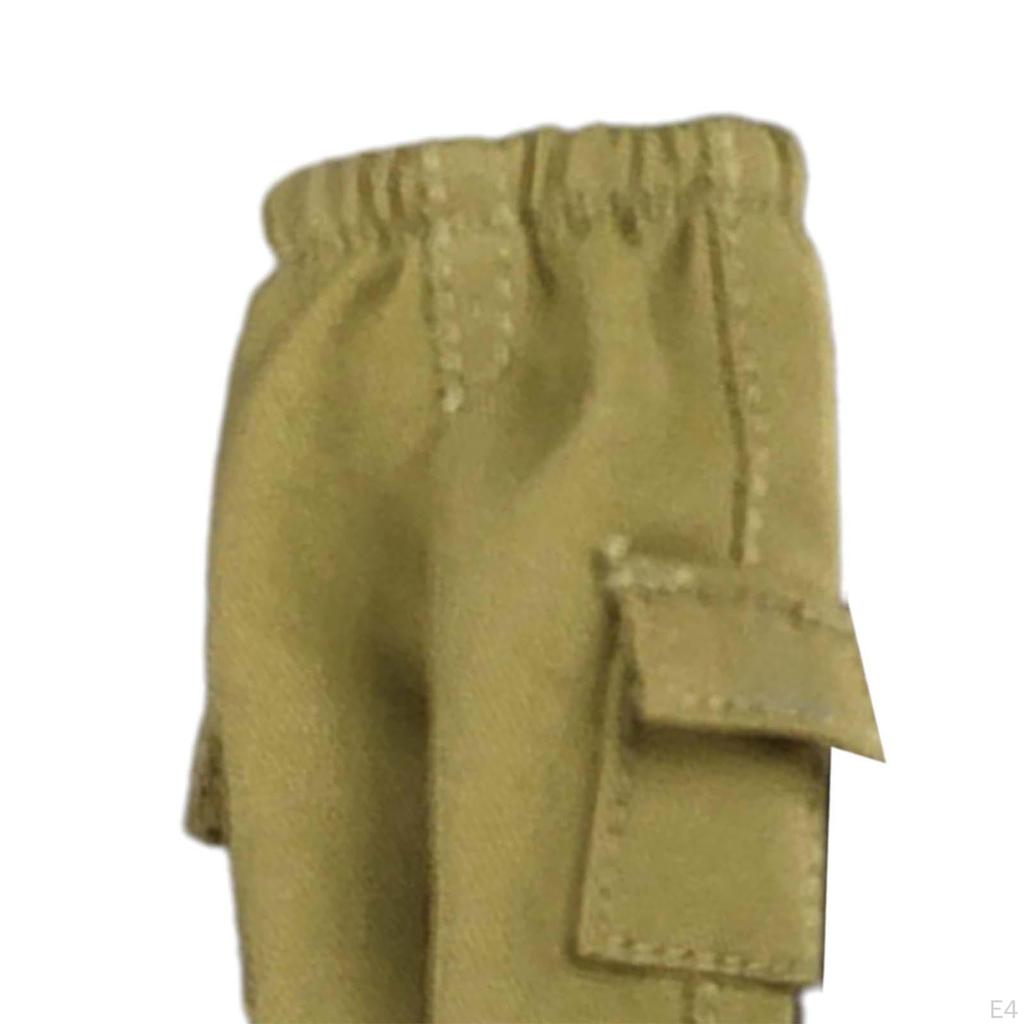 1/12 Damen Freizeithose, Miniatur Handgemachte Puppenkleidung Zubehör für 6 Zoll Modellfiguren