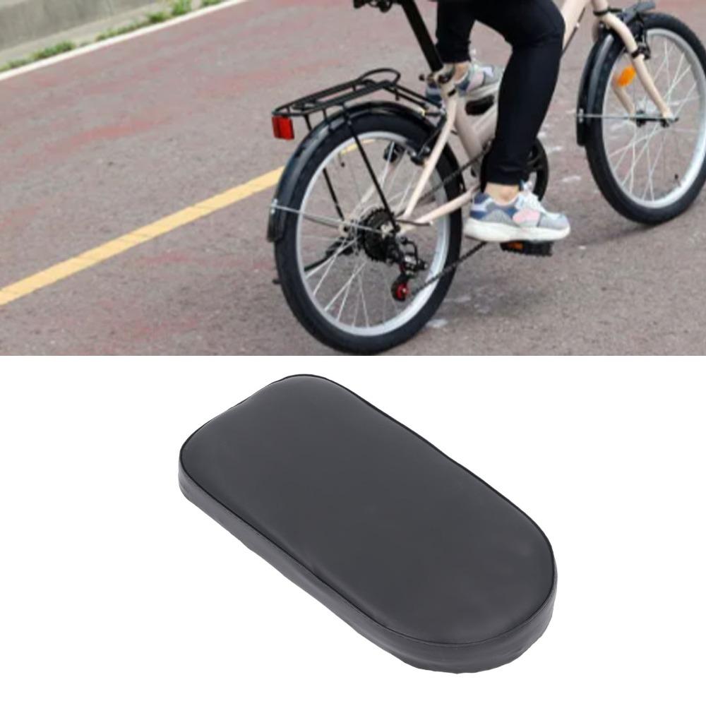 2PCS Soft Bike Rear Saddle Cushion Wide Bike Back Shelf Seat Cushion Enhanced Comfort