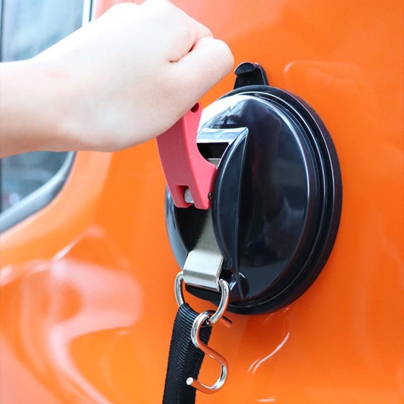 Multi Purpose Car Vacuum Suction Hook ABS PVC Construction Vacuum Mount Hook for Secure Mounting On Smooth Surfaces