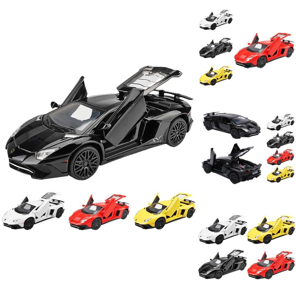 Exquisites Lamborghini Legierungsauto-Modell Mit Detaillierter Beleuchtung Und Soundeffekten Für Sammler