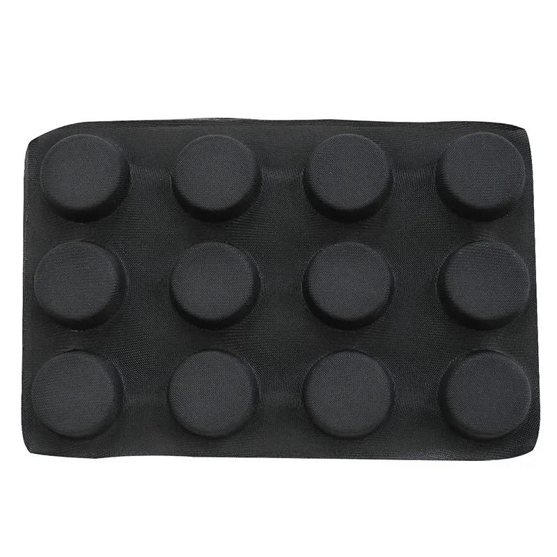 Perforated Hamburger Molds, Non Stick Baking Sheets, Silicone Bun Bread Forms, Muffin Pan Tray