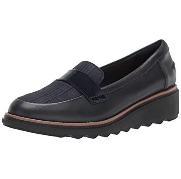 

Женские слипоны Clarks Sharon gracie navy interest