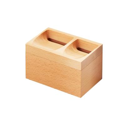TOSMU Wooden Piggy Bank (Like a Donation Box) - Natural Wood - Stylish and Natural Design - Perfect for Coins, Small Change, New Year's Money, and Fir