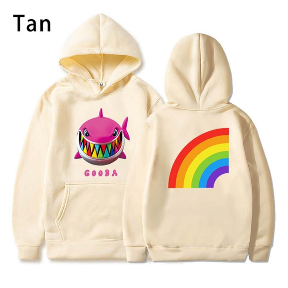Mikina Gooba Rainbow 3D potisk Mikina Pánská Dámská Módní Ležérní Dlouhý rukáv Pulovr Hip Hop Mikiny