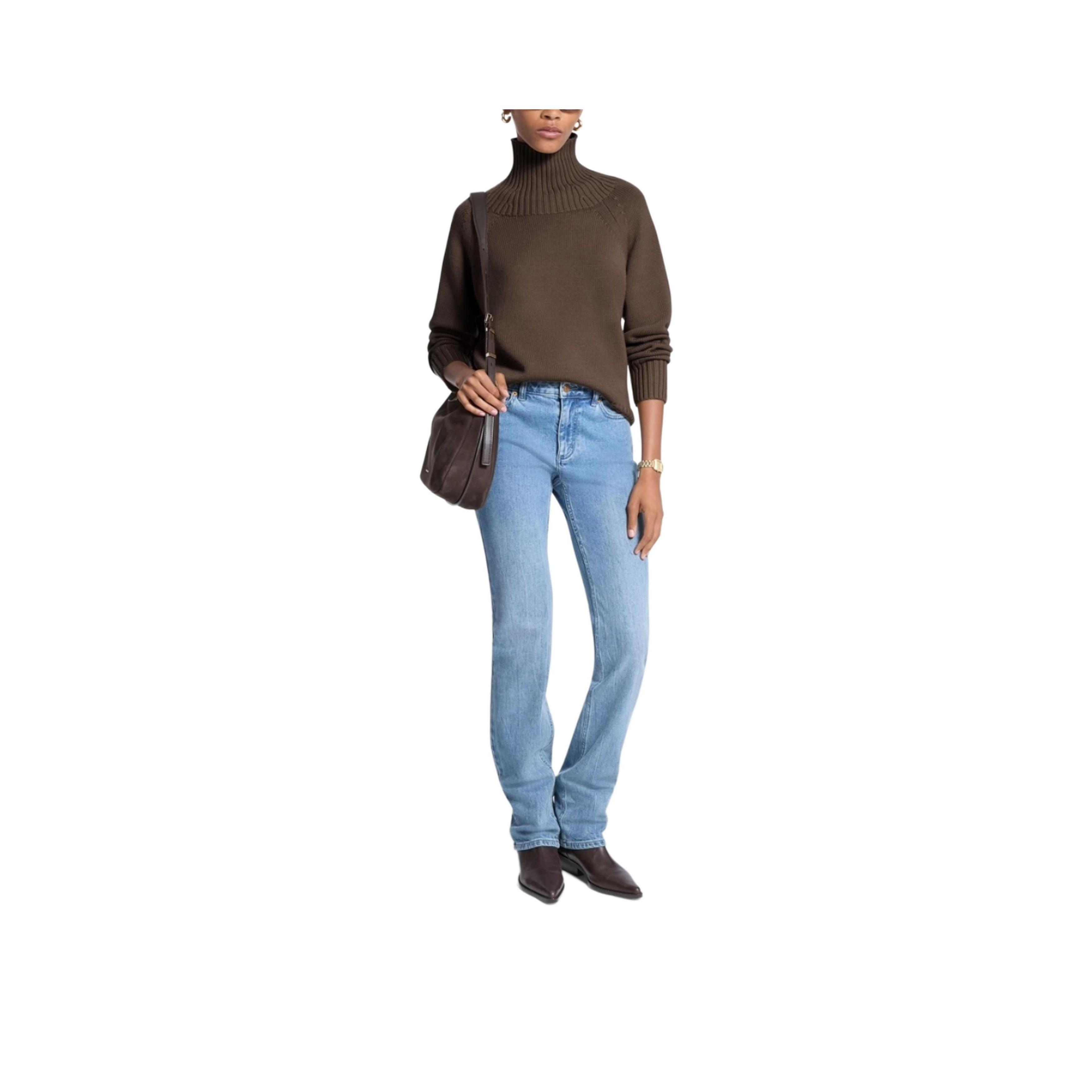 Michael Kors FW25 Ribbed Turtleneck Knit Sweater Women sweater MF561CGF2G-201 XS